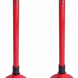 KWEL Drain Unblocker Cleaner Sink Plunger Cleaning Pump for Kitchen Sink, Toilet, Bathroom - Pack of 2 (Red,Big)-14