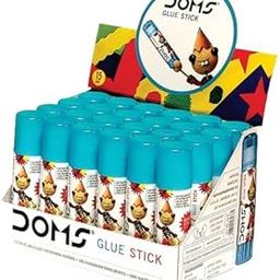 DOMS Glue Stick 15gm. Non-Toxic Mush-Free & Strong Adhesiveness Easy To Use Pack of 20 Glue Sticks-image-15