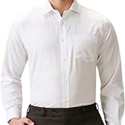 Men Regular Fit Structure Pattern Cotton Polyester Blend Semi Cutaway Collar Full Sleeve Formal Shirt-image-56
