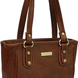 Genuine Leather Handbag for Womens | Brown-image-64