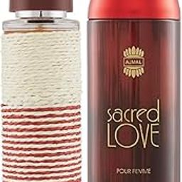 Maryaj Deuce Homme Eau De Perfume Spicy Woody Perfume 100ml for Men and Ajmal Sacred Love Deodorant Floral Musky Fragrance 200ml for Women FREE-picture-34