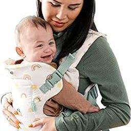 Infantino Newborn Flip 4-in-1 Convertible Carrier with Adjustable Ergonomic Seat, Head Support, Shoulder Straps, and Waist Belt, 4 Ways to Carry, Can Carry (3.6-14.5 Kgs, Rainbow, Infant, Grey)-image-68