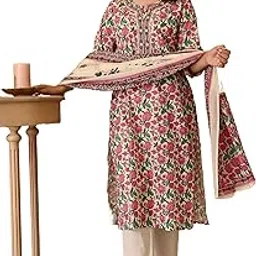 klosia Women Printed Straight Kurta and Pant Set with Dupatta-picture-3