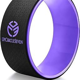 UpCircleSeven Tormeti Yoga Wheel-Strongest And Most Comfortable Dharma Prop Wheel,Perfect Platform For Stretching,12 X 5 Inch Basic(Green&Purple)-21