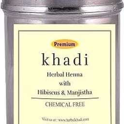 Khadi Swati Natural Herbs Henna Powder with Hibiscus & Manjistha (Chemical Free) 100g - Brown-image-69