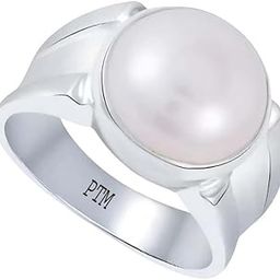925 Sterling Silver Pearl (Moti) 3.25 Ratti to 10.25 Ratti or 3 Cts to 9.35 Cts Astrological Gemstone Bis Hallmark Ring for Men & Women-image-25