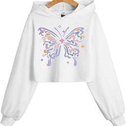 Multifly Crop Hoodie Sweatshirt Women Casual Stylish Latest White Black Pink Lavender Beige Girl Cute-image-82