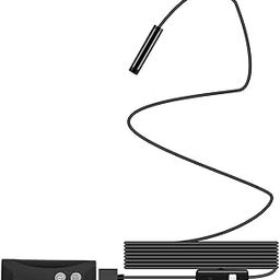 Asleesha USB Endoscope Camera 5mm Borescope Inspection Snake Camera Waterproof Micro USB, Semi-Rigid Cord with 6LED Lights (Install APP USB Camera)-33