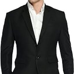 Stylish self Design Black Blazer for Mens-image-37