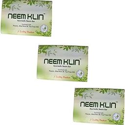 ayurvedic neem bar neemklin soap enriched with aloevera and neem vitamin e 75g pack of 3-image-36
