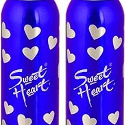 Sweet Heart Unisex Blue Long Lasting Imported Deodorant Perfumed Bodyspray, 100Ml (Pack Of 2)-image-5