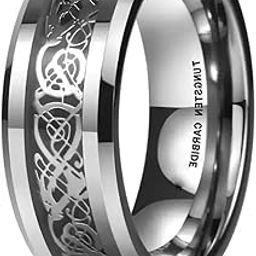 Intelligent Smart Body Temperature Monitor Stainless Steel Ring for Girl and Boy Stainless Steel Titanium Plated Ring (Black, 21)-image-17