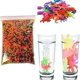 2 in 1 (4000 PCS Water Ball + 40 Water Growing Animal) Water Growing Ball for Decoration parpose (A1103)-image-40