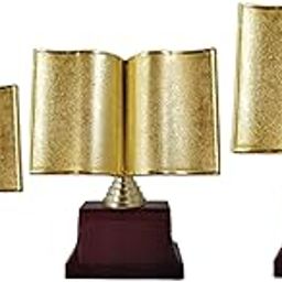 JUZ4U Book Model Trophy Combo 1st,2nd,3rd Trophies for Winners appreciations Events Awards Teachers Students Offices-picture-10