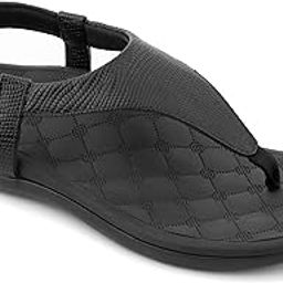 Aria Slippers for Women, Comfortable Sandal with Arch Support, Acupressure Orthopedic Slippers for Womens Helps in Reduce Pressure on Feet, EVA Midsole Footbed, PU Upper & Padded Linings-image-7