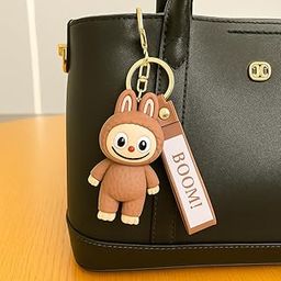 Cute Labubu Keychains – Mini Doll Style Cartoon Figures | Colorful Blind Box Gift Set | Perfect for Bags, Keys, Home or Office Decor (MultiColor) (1 PCS)-image-53