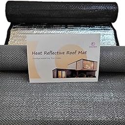 SmartFabrik Heat Reflective Mat for Terrace/Roof - Rubber Floor Mat (Grey, 15 feet x 2 feet)-picture-24