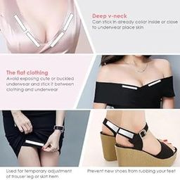Invisible Double-Sided Lingerie Tape for Body & Clothing | 72 strips-image-68