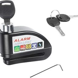 Linist Disc Brake Lock, Anti-Theft Motorcycle/Bicycle Accessories Ultra 110db Alarm Disc Lock Motorcycle Lock 6mm Pin Keys Scooters Bikes Bicycle-image-73