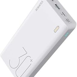 18 Watt Fast Charging 30000mAh Lithium Polymer Power Bank (White, PHP30)-picture-27