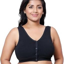 Women's Lightly Padded Plus Size Front Open Maternity/Nursing/Nursing Bra,Size-30-42-image-16