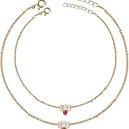 Silver 92.5 Lotus Kundan Anklet In for Women Pure Silver 925, Sterling Silver Jewellery with Certificate of Authenticity & 925 Silver Anklet for Women Valentine Gift for Her Girlfriend Wife Women & Girls | With Certificate of Authenticity and 925 Stamp | 6 Months Warranty*-image-44