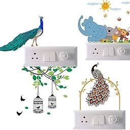 Gifts Collection Switch Board Sticker Wall Sticker (Vinyl, Multicolour) - Set of 3-image-75