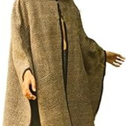Women Grizzly Bear Studded Cloak (Mocha Brown_Free Size)-42