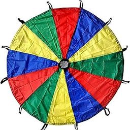Fitfix® Kids Play Parachute 12 Feet with 12 Handles and Carry Bag – Perfect for Fun, Learning, and Physical Activity in Preschool, Birthday Parties, and Everyday Play-35
