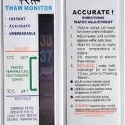 ISCOVET ISC Thaw Monitor for Animal AI Equipment’s for Check Water Temperature | Veterinary Semen Thawing Indicator Monitor Card (1 PC)-18