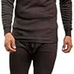 Men's Winter Woolen Thermal Set Round Neck Full Sleeves Top and Pyjama Set Body Warmer Set Base Layer Set (Pack of 1)-image-76