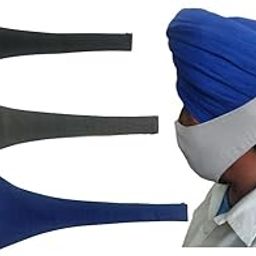 Reusable Fabric Face Mask (Black, Blue, Charcoal, Without Valve, Pack of 3) for Unisex-picture-53