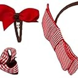 Babies Bloom Red Plaid Ribbon Bow and Baby Hairband Set-image-78