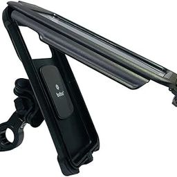 BOBO BM10H PRO Plus Handlebar Mount with PRO Plus Vibration Damper, Fully Waterproof Bike/Motorcycle/Scooter Mobile Phone Holder Mount, Ideal for Maps and GPS Navigation (Black)-0