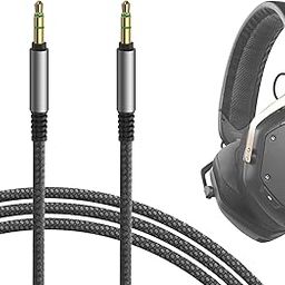 Geekria QuickFit Nylon Braided Audio Cable Compatible with V-Moda Crossfade 3, Crossfade 2, Crossfade LP, Crossfade LP2 Cable, 3.5mm Aux Replacement Stereo Cord (4 ft/1.2 m)(Black)-image-5