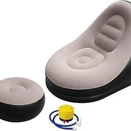 Lyla Inflatable Lounge Chair with Foot Stool Lazy Sofa for Camping Travel Outdoor Coffee-image-50
