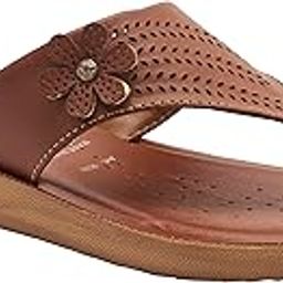 Synthetic Solid Casual Lightweight Open Toe Comfortable Flat Slipper For Women (AE0669)-image-72