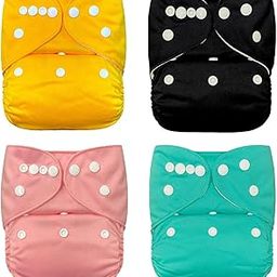 MYADDICTION Baby Cloth Diaper Beach Cloth Diaper Cover for Boys and Girls Infant Newborn Black-image-73