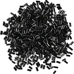 Embroiderymaterial Bugle Beads for Jewellery Craft Embroidery DIY Making Purpose Black Color (100 Gram)-22