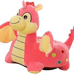 ARTISOUL® Cartoon Animal Kids Seat Sofa Cover Baby Chair Bean Bag Fly Dragon(Pink) | Kids & Teens at Home | Furniture | Sofas & Armchairs-image-62