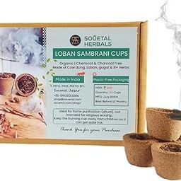 Souetal Herbals Loban Sambrani Cups, Dhuni Havan Cups Loban Dhuni Cups Box of 30 Cups Pack of (1)-image-25