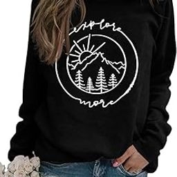 Explore More Sweatshirt Adventurer Gift Shirt Long Sleeve Camping Shirt-image-36
