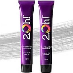 2.Oh! Italian- Steel Grey Hair Color For Women & Men | Ammonia-Free DIY Semi Permanent Hair Color | Enriched with Argan Oil | Lasts upto 5-6 Washes | Pack of 2-image-59