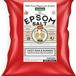 Fast Acting Extra Power Red Epsom Salt | Magnesium Sulphate Bath | Joint Pain and Foot Pain Relief 1 Kg-21
