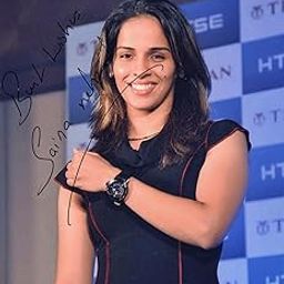 5x7 Inches Original Autographed Photo of Indian Badminton Player Saina Nehwal-image-89