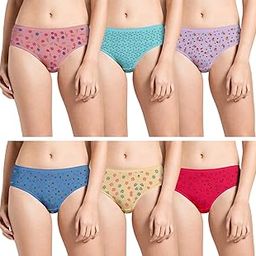 Women's Cotton Panties/Briefs (Pack of 3) Combo Multicolour Size (S, M, L, XXL,3XL) (Colour May Vary)-image-94