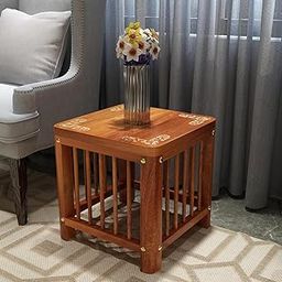 DDS Dream Decor Shoppee, Wooden Stool Table Solid Wood Best Used as Bedside Corner Footrest Foot Step Stool Tea Coffee Plants for Living Room Outdoor Furniture Pre-Assembled-picture-15