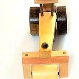 PETERS PENCE Wooden Toy Game and Antique Road Roller-3