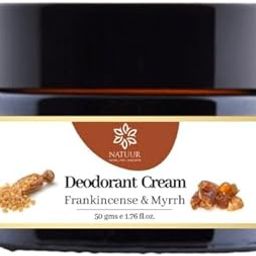 NATUUR - Deodorant Cream - 50g | With Myrrh & Frankincense | 100% Natural Odor Protection | Absorbs Sweat & Keeps You Fresh All Day | No Harmful Chemicals | For Men & Women | Herbal Formula-image-20