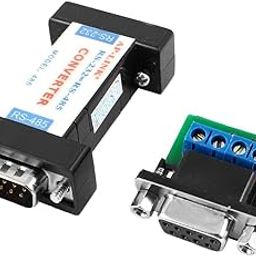 Ruhza RS232 to RS485 Communication Data Converter Adapter, DB9 Female to DB9 Male with Terminal Board, Supports 300-115200bps, Asynchronous and Half-Duplex Transmission (RT-SM485)-image-24